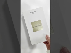 Impressão de logotipo personalizado Caixa de presente em forma de livro magnético para perfume e cosméticos de Colônia