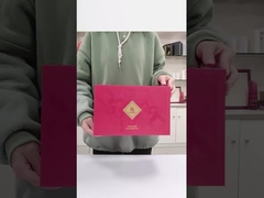 Caixas de cartão de forma de livro decorativo com fecho por ímã para exigência específica do cliente