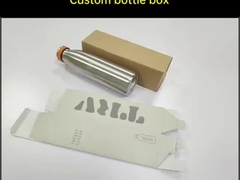 Caixa cosmética de papel revestido para embalagens sustentáveis e ecológicas