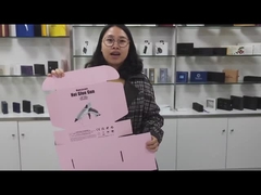 Caixa de correio de papel de joalharia industrial Caixa de correio de cartão Kraft dobrável