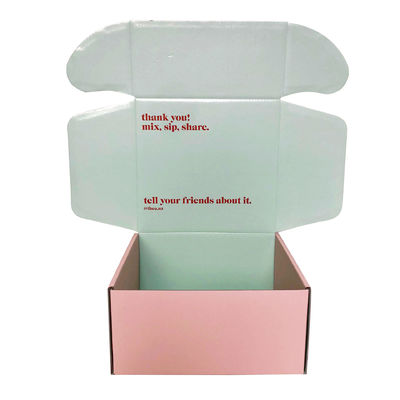 CMYK Cartão de cor Caixas de Envio de Correios Caixas de Papel Artesanal Exquisitas Embalagem