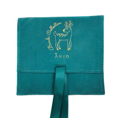 Bolsa de embalagem de jóias personalizada com estilo de envelope Óculos de relógio industrial