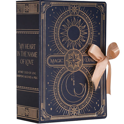 Caixa de presente magnética de luxo personalizada Caixa de embalagem de bolo de chá de flores personalizada com embalagem de logotipo