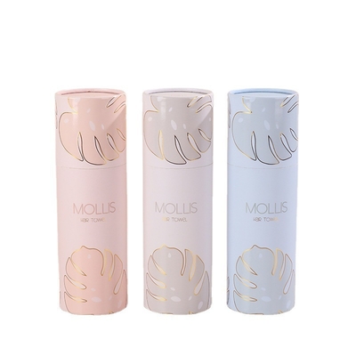 Caixas de tubos personalizadas premium para perfume, cuidados com a pele, papelão reciclável, embalagens de tubos redondos de papel com impressão de logotipo