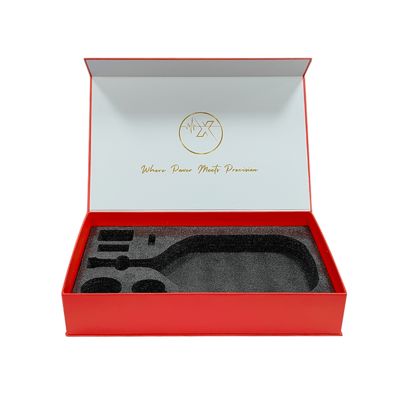 Embalagens por atacado de caixas magnéticas grandes personalizadas impressas para raquetes de badminton e padel Caixas de presente grandes com impressão de logotipo