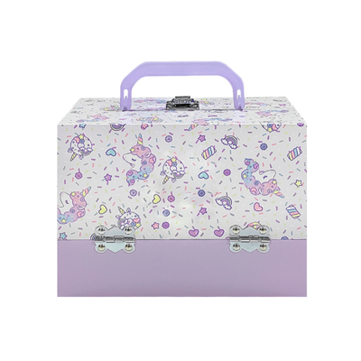 Eco-friendly Custom Kids Toy Gift Box Luxury Rigid Cardboard Suíte estilo com alça de metal