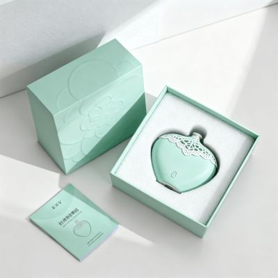 Custom Unique 50ml Perfume Gift Set Box Women's Pink Capuz rígido e caixas de base Embalagem de aromaterapia feita de papel