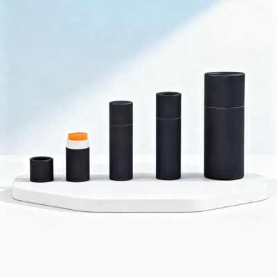 Tubo de Papel Cilindro Personalizado para Embalagem de Escova de Dentes, Óleo Essencial, Vela, Café, Chá, Papel Artesanal e Materiais de Cartão