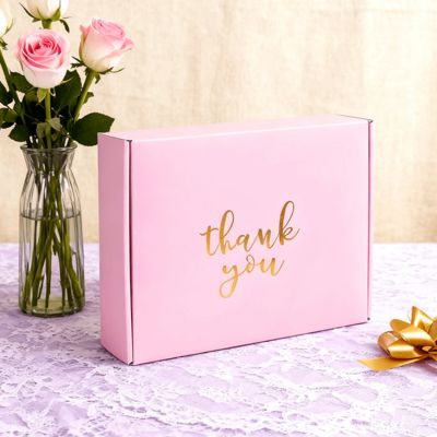 Embalagem de presente biodegradável reciclável ondulada para sapatos, roupas, esponja, correio e envio