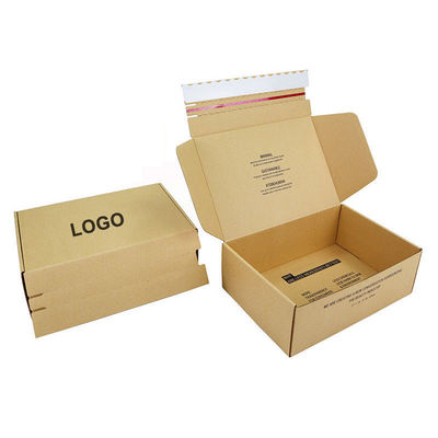 Logotipo Privado Personalizado Corrugado de Envio Adesivo Limpa de Lira Caixa Postal Aberta para Itens