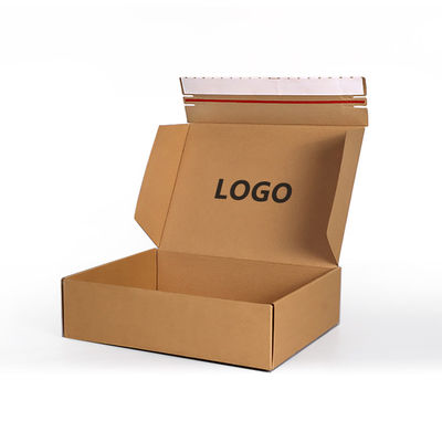 Logotipo Privado Personalizado Corrugado de Envio Adesivo Limpa de Lira Caixa Postal Aberta para Itens