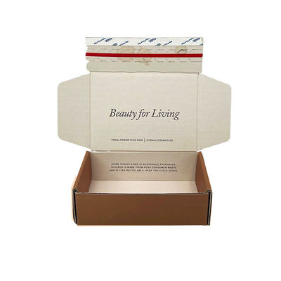 Logotipo Privado Personalizado Corrugado de Envio Adesivo Limpa de Lira Caixa Postal Aberta para Itens