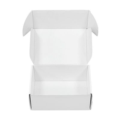 Roupas de animais de estimação personalizadas Caixas de embalagem de arneses para cães Caixa dobrável de correio branco Caixa ondulada de envio