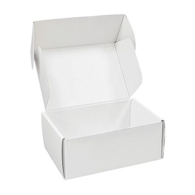 Roupas de animais de estimação personalizadas Caixas de embalagem de arneses para cães Caixa dobrável de correio branco Caixa ondulada de envio