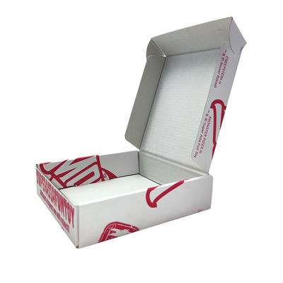 Tamanho personalizado Flat Package Mailer Box Três camadas de roupas íntimas onduladas