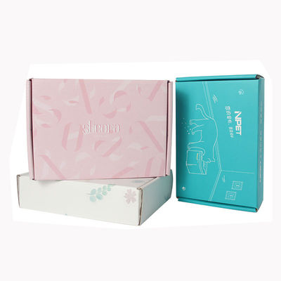 Matte Superficie Finish Customize Corrugated Flute Mailer Box para Envio e Embalagem