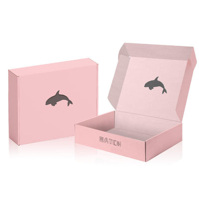 Matte Superficie Finish Customize Corrugated Flute Mailer Box para Envio e Embalagem