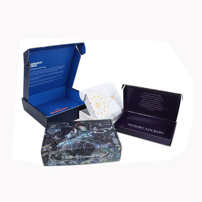 Matte Superficie Finish Customize Corrugated Flute Mailer Box para Envio e Embalagem