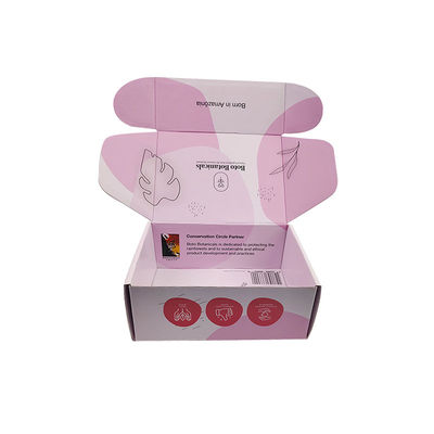 Caixa de presente de papel corrugado personalizada para envio e correio em grande quantidade