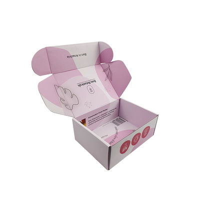 Caixa de presente de papel corrugado personalizada para envio e correio em grande quantidade