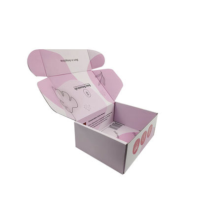Caixa de presente de papel corrugado personalizada para envio e correio em grande quantidade