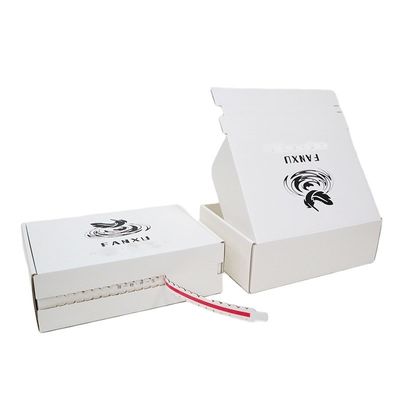 Caixa de presente de papel corrugado personalizada para envio e correio em grande quantidade