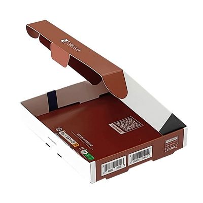 Garantia de roupa de cama Logotipo personalizado Cor Cor papel corrugado de embalagem caixa de envio