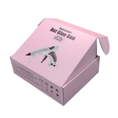 Flauta corrugada 9x6x2 Encomenda personalizada 9x6x2 Caixa de presente Embalagem Papel reciclado Envio