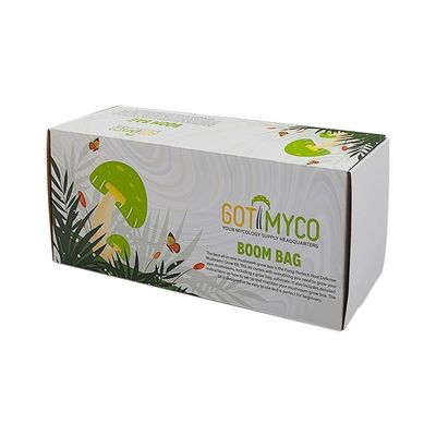 Caixa de embalagem de cartão ondulado reciclável Caixa de envio de correio para cosméticos