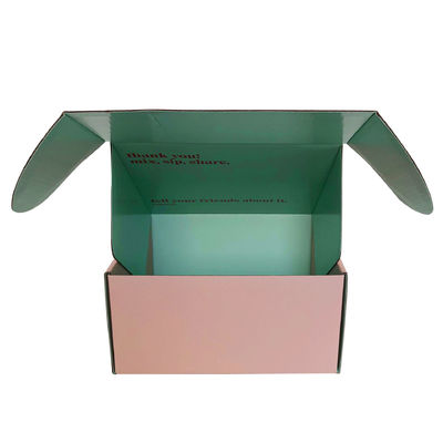 300g flauta CCNB Custom Impresso Dobrável Kraft Mailer Box para produtos domésticos Envio