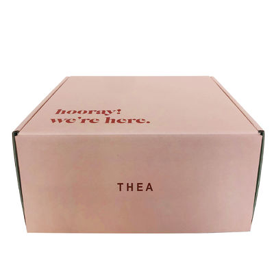 300g flauta CCNB Custom Impresso Dobrável Kraft Mailer Box para produtos domésticos Envio