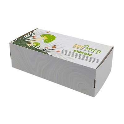 Caixa de correio de papel grande Mat / Laminamento brilhante Caixas de Envio de frutas longas