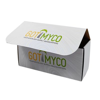Caixa de correio de papel grande Mat / Laminamento brilhante Caixas de Envio de frutas longas
