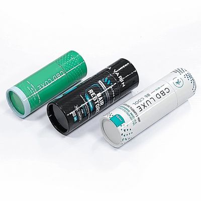 Caixa de embalagem de tubos laminados brilhante para óculos luxuosos