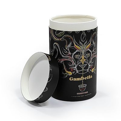 Logotipo personalizado Caixa de cilindros de papelão para cosméticos
