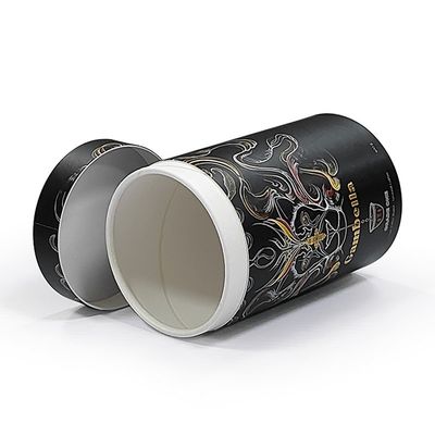 Logotipo personalizado Caixa de cilindros de papelão para cosméticos