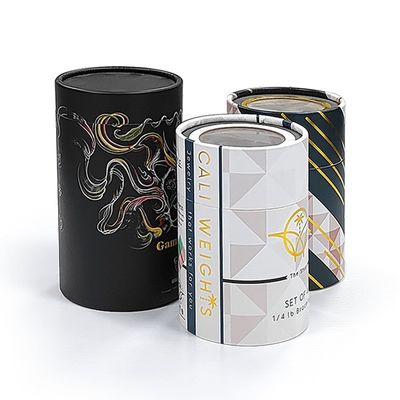 Logotipo personalizado Caixa de cilindros de papelão para cosméticos