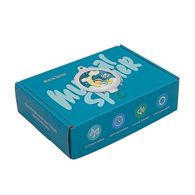 Caixa de papel corrugado dobrável