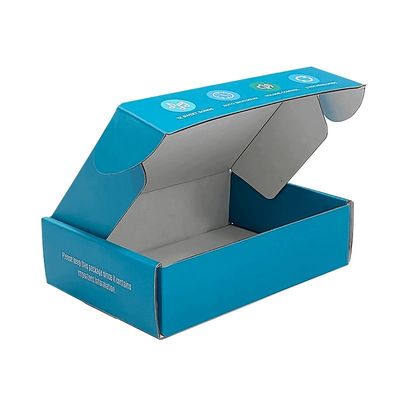 Caixa de papel dobrável personalizada Caixa de embalagem de cartão corrugado Kraft