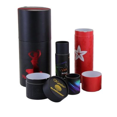 10 ml 30 ml 50 ml Caixa de embalagem de tubo cilindro redondo para velas cosméticos