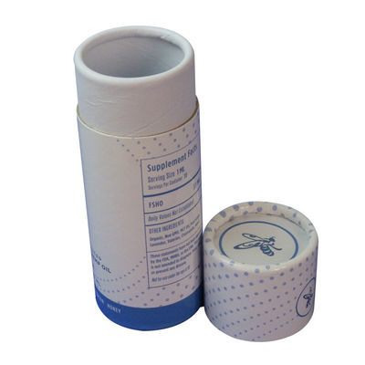 Caixa de embalagem de tubos personalizados Tubo de papel reciclável para garrafas de cosméticos