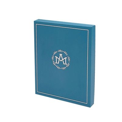 Capa de roupa personalizada e caixa de base 2 peças caixas de papelão rígido com tampas