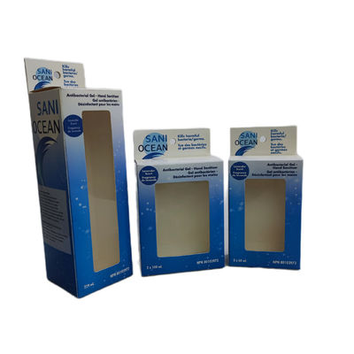 Caixa de presente de desinfetante de mão de 60 ml, 100 ml e 229 ml com garrafas de soro Attar