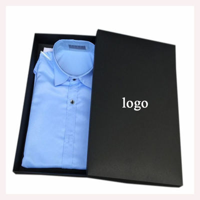 Capa de roupa personalizada e caixa de base 2 peças caixas de papelão rígido com tampas