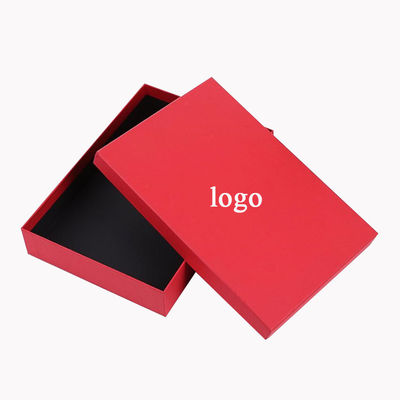 Capa de roupa personalizada e caixa de base 2 peças caixas de papelão rígido com tampas