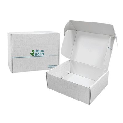 Caixa de cartão corrugado CMYK personalizada para transporte de roupas grandes e embalagens personalizadas