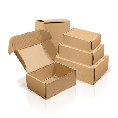 Embalagem de caixa de correio de papel kraft personalizado Caixas de correio de cartão ondulado reciclável
