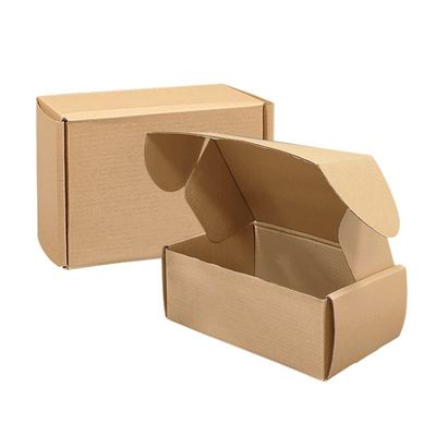 Embalagem de caixa de correio de papel kraft personalizado Caixas de correio de cartão ondulado reciclável
