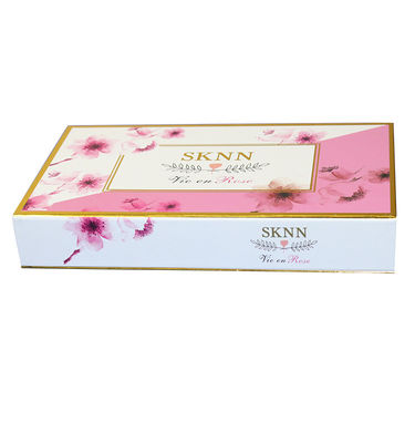 Caixas rígidas Massagem facial de luxo Creme de proteção solar Caixa de papel cosmético Caixas de embalagem magnética
