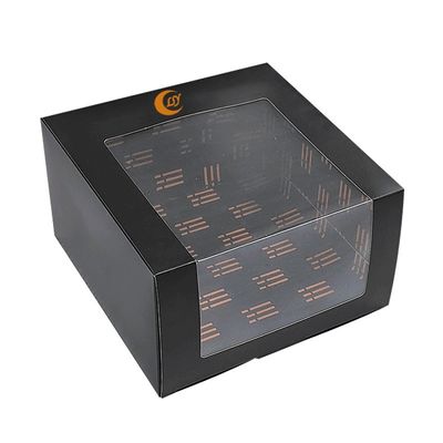 Bate-papo de Baseball Cabeça de Presente Caixas Tuck Top Com Janela de PVC transparente E Laminado Brilhante